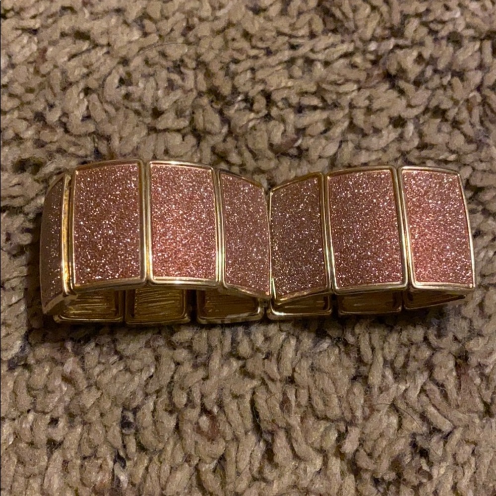 Rose gold shimmery bracelet